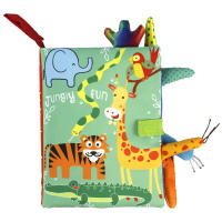 Libro De Tela Suave 3D Para Bebé Juguete Educativo Montessori Primera Edición Colorido Aprendizaje De Habilidades Básicas De La Vida Infantil - details 19