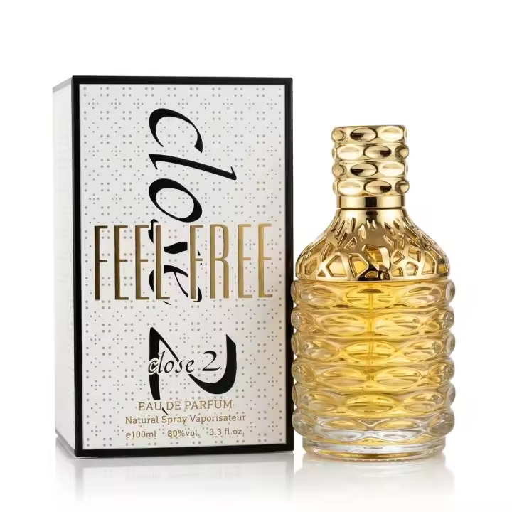 Feel Free Close 2. Perfume para mujer Eau de Parfum floral oriental fresco con notas de cáscara de limón, vanilina dulce, citronelol, linalool elegante, cumarina cálida, geraniol, pino, citral y fondo ambarado 100ml 🚚 Envíos a España 24/48h. - 1