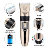 Portable Pet Hair Remover Chipper Grooming Afeitadora eléctrica a prueba de agua Multifuncional Cat Dog Hair Trimmer - details 8