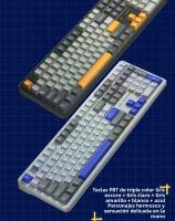 Teclado Mecánico De Juego AULA F108 100% Layout Tasa De Encuesta 1K Switch Lineal Hot Swappable Con Software De Macro - details 4