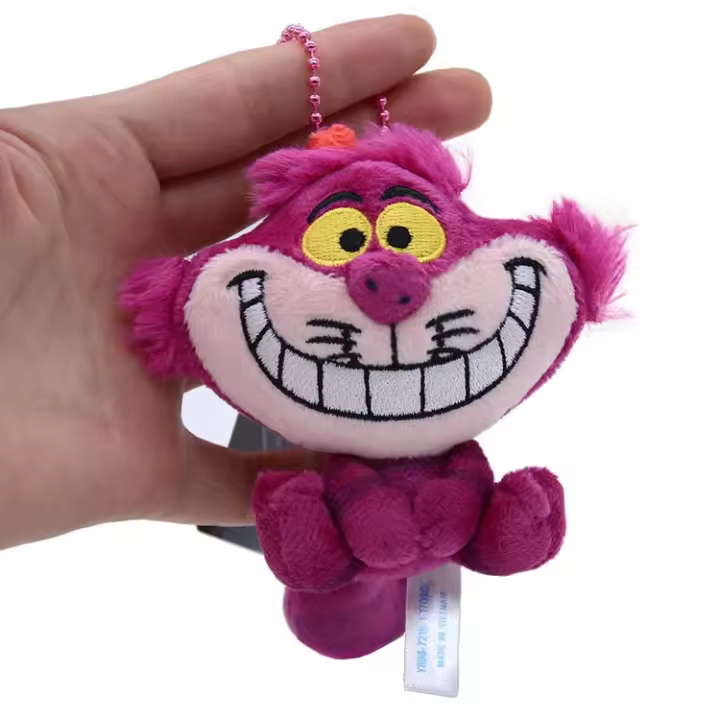 Bolsa De Mano Con Colgante De Muñeca Alice Cheshire Gato Cartoon Lindo Juguetes De Peluche Para Niñas Regalo De Navidad O Cumpleaños - 1