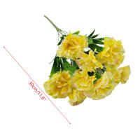 10 Cabezas De Carnaciones Artificiales Para Decoración De Hogar Y Festivales Flores De Seda Multicolor Especiales Para Bodas Y Fiestas - details 7