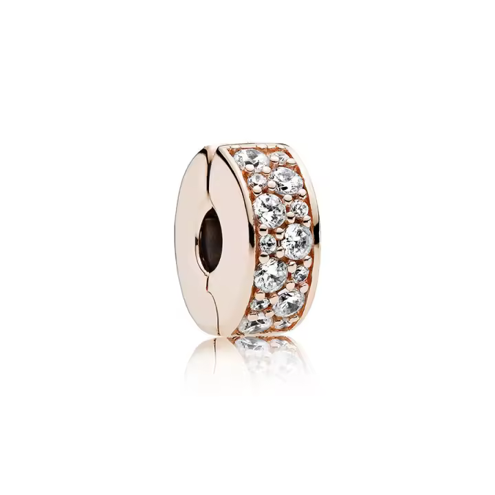 Pandora Pandora Rose Joyería Clip Rose Circonita Pave 781817CZ , para Mujer - 1