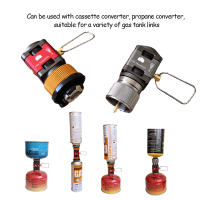 Convertidor De Tanque De Gas Para Camping Al Aire Libre Válvula De Recarga Mutua Adaptable Visión Residual De Gas Aluminio Manual - details 0