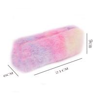 Estuche De Lápices Kawaii De Peluche Grande Para Niñas Estuche De Almacenamiento Para Estudiantes Y Oficina Suministros De Papelería - details 2