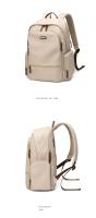 Nueva Mochila GOLF2023 Para Mujer Estilo Casual Color Contraste Mochila Para Computadora Viajes Y Escuela Bolsa De Estudiantes Universitarias - details 10