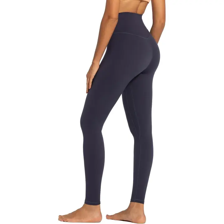 Leggins Deportivos Mujer Pantalones de Yoga de Cintura Alta con Control de Estómago para Gimnasio Deportes Corrida y Entrenamiento Físico - 1