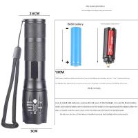 Strong light flashlight long battery life rechargeable super bright long-range zoom focus multifunctional home outdoor aluminum alloy waterproof - details 6