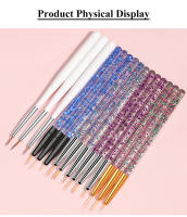 Set De 3 Pinceles Para Uñas Con Gel UV Pincel De Dibujo Ultrafino Para Manicura DIY Herramienta De Línea Estrecha Para Francés Y Acrílico - details 1