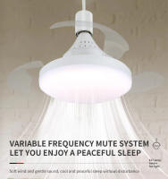 Ventilador De Techo LED IRALAN Con Plumas Retráctiles Y Control Remoto Luz Invisible Para Dormitorio Estilo Moderno Y Sencillo - details 6