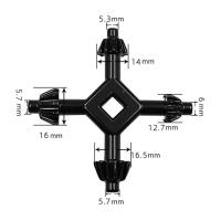 Chave De Fijación Multifuncional Universal 4 En 1 Con Portabrocas Y Destornillador Herramienta De Juego De Serrajes Para Reparación De Electrónica - details 3