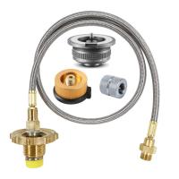 Adaptador De Conexión De Tanque De Gas Líquido Para Camping Y Exterior En Estilo Asiático Carburante Reciprocidad Extensión De Tubo - details 0