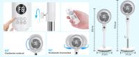 Aigostar Ventilador de Pie Silencioso con Mando a Distancia y Pantalla LED, Oscilación 3D, Temporizador 12H, 3 Modos, 6 Velocidades, Caudal de Aire 1185 m³/h, Difusor de Aroma Integrado - details 6