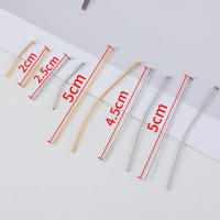 50pcs Clavos De Cabeza Plana En Forma De T De Acero Inoxidable 20-40mm Para Suministros De Fabricación De Joyas DIY Color Oro Y Acero - details 11