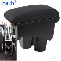 Soporte Central Para Honda City Estuche De Almacenamiento Doble Con USB Accesorios De Retrofits Para Coches Material PU Cuero / Plástico ABS Color Negro - details 0