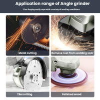Amoladora angular sin escobillas de 125MM, máquina de corte de Metal MaAchine, pulidora eléctrica de carga para baterías Dewalt de 20V - details 3