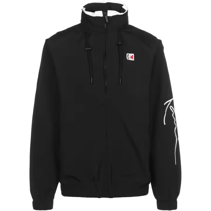 Cortavientos Karl Kani Signature Black White - 1