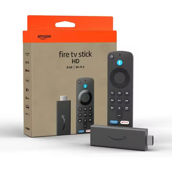 Fire Stick TV HD/4K/4K MAX, Amazon (Última Generación), con mando por voz Alexa, Dispositivo de streaming HD compatible con Wi-Fi 6, Dolby Vision, Dolby Atmos y HDR10+ - 1