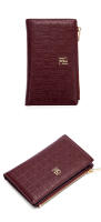 Clutch Vintage Clásico Para Mujer Estilo Sencillo Impresión De Letras Portátil Con Exquisita Trabajo Y Cierre De Cremallera Bolso De Moda - details 6