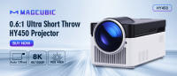 Proyector Portátil Magcubic HY320 Mini 720P Android 11 4K 300ANSI Wifi6 BT5.0 Cine Al Aire Libre Rotable 180° Con Altavoz Integrado - details 2
