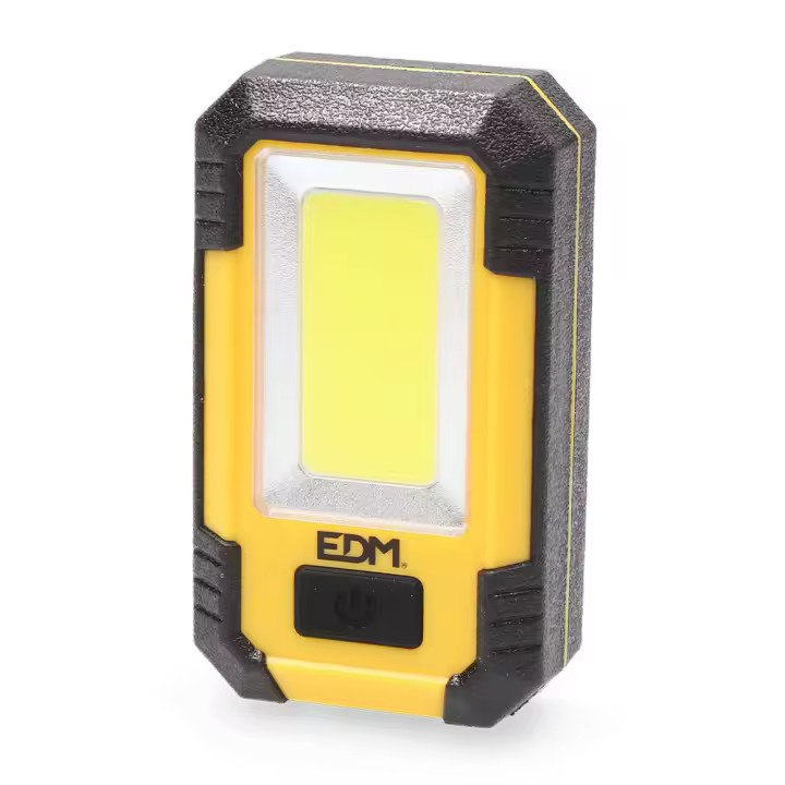INTERNER COB LED 8W 500lm RECARGABLE CON USB. CON HANCHO + IMAN + SOPORTS. FUNCION POWER BANK. INCLUYE CABLE DE CARGA. - 1
