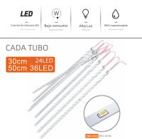 Luces De Lluvia De Meteoros LED 30CM Impermeables Para Decoración De Jardín Y Fiesta Navideña Lámpara De Hidroponía De Navidad - details 10