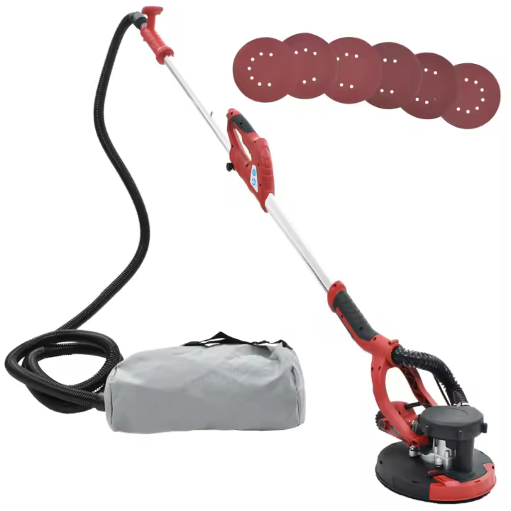 vidaXL Lijadora de yeso con función de aspirador 750 W - 1