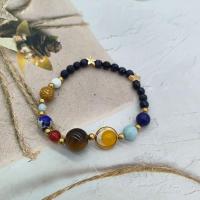 Pulsera de piedra de lava natural con cuentas de 8 mm, pulsera de ansiedad, pulsera de cuentas de yoga, pulsera de cristal para mujeres y hombres - details 0