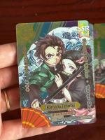 Tarjetas De Demon Slayer Flash Mugen Train SSP Ultra Raras Tanjirou Kamado Nezuko Colección De Personajes Juego De Cartas - details 6