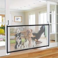Valla Para Perros Portátil Transpirable Seguridad Isolación Sin Necesidad De Punch Protección Infantil Con Gancho Valla Para Bebé - details 6