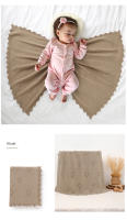 Manta Bebé De Algodón Ultra Suave 90x70cm Para Niños Y Niñas Recién Nacidos Manta De Cómodo Para Calefacción De Cuna Y Silla De Paseo Pañalera De Cuatro Estaciones - details 11