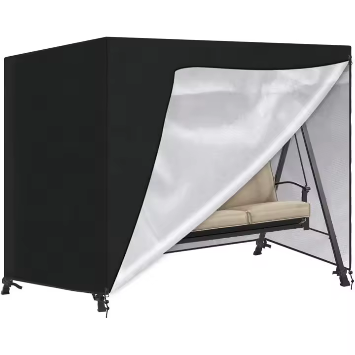 SanGlory, Jardín de 3 Plazas Impermeable, Oxford, Anti-UV, Funda, Funda Columpio (210x150x150cm) - 1