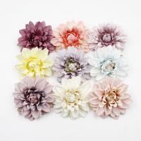 Cabezas De Flores Artificiales De Seda 10CM Dahlia Y Margarita Para Decoración De Hogar Boda Navidad DIY Guirnalda Regalo Caja - details 1