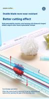 KW-trio 13095 Trimmer De Papel 7 En 1 Herramienta De Marcado Para Manualidades Corte De Papel Con Herramienta De Plegado Para Hacer Fotos - details 20