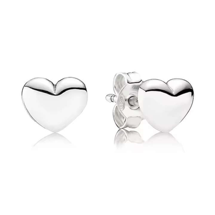 Pandora 290550 Pendientes de Corazón de Plata 925 - 1