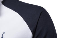 Novedad de verano, camisa POLO de manga corta de talla europea con manga raglán para hombre, sudadera informal con empalme para hombre - details 5