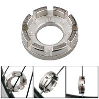 Llave De Radio Para Bicicleta De Montaña Herramienta De Reparación De Ruedas Ajuste Y Corrección De Deformaciones Metálica De 8 Puertos - details 4
