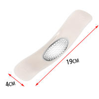 Prensador de Ajo Manual en ABS y Acero Inoxidable - Triturador de Ajos Ergonómico, Compacto y Duradero - Ideal para Cocina, Fácil de Limpiar y Usar (19x4 cm) - details 0
