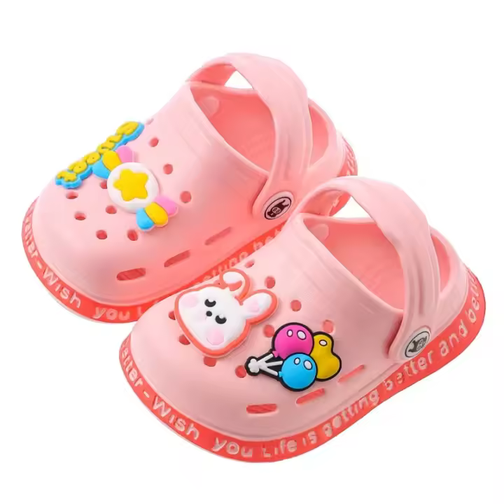 Zapatillas De Jardín Para Niños Verano Clogs Ligeros Transpirables Con Dibujos Animados Zapatos De Playa Para Niños Y Niñas - 1