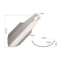 Lixada Tierra De Titanio Shovel Camping Compacto Herramienta Multifuncional Ultraligera Para Senderismo Supervivencia Exterior - details 2