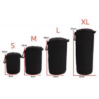 Bolsa De Lente De Cámara Neopreno Impermeable Suave Tamaños S M L XL Estilo Cremallera Universal Material Nylon - details 4