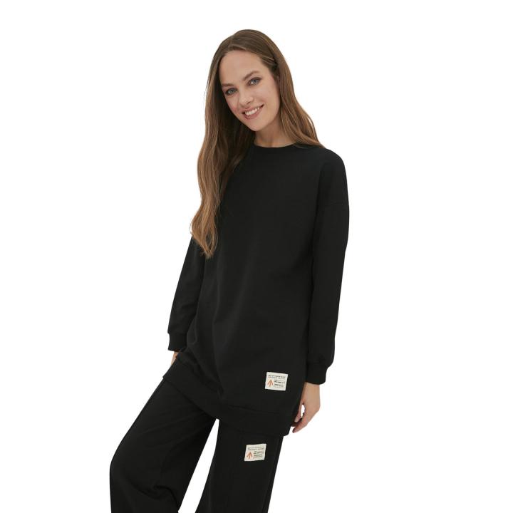 Trendyol - Sudadera Básica De Punto Con Capucha Para Mujer
