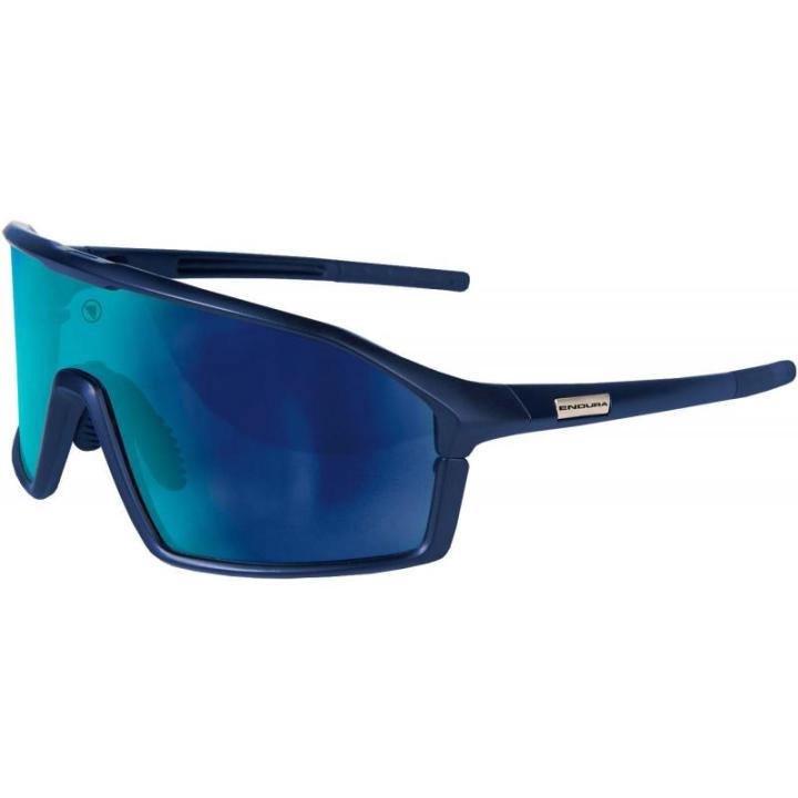 ENDURA | Gafas Gabbro II Azul - Gafas de lente cilíndrica de una sola pieza de uso múltiple

Montura y patillas ligeras de TR90
Lentes de policarbonato de una pieza, de perfil cilíndrico, de alta