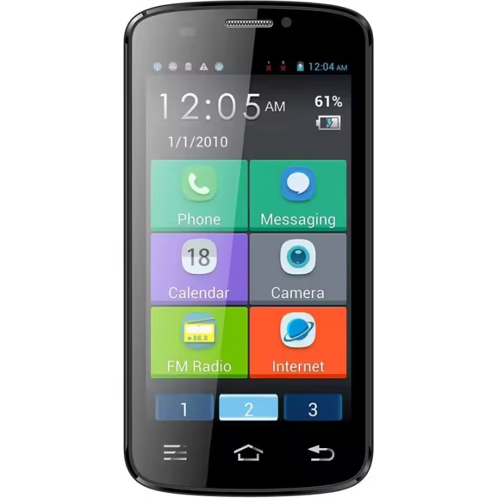 Smartphone Telefunken TS450 para Personas Mayores - Dual SIM - Botón de Emergencia SOS - Geolocalización Activada - 1