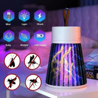 Lampara Eléctrica Repelente De Mosquitos Con Luz UV Para Dormitorio Y Camping Captura Moscas Mariposas Abejuelos Y Más - details 0