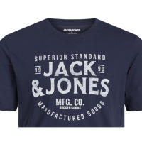 Jack & Jones Hombre Pack 2 Camisetas de Algodón Logo estampado Ajuste Regular Fit  Moda Casual Informal - details 6