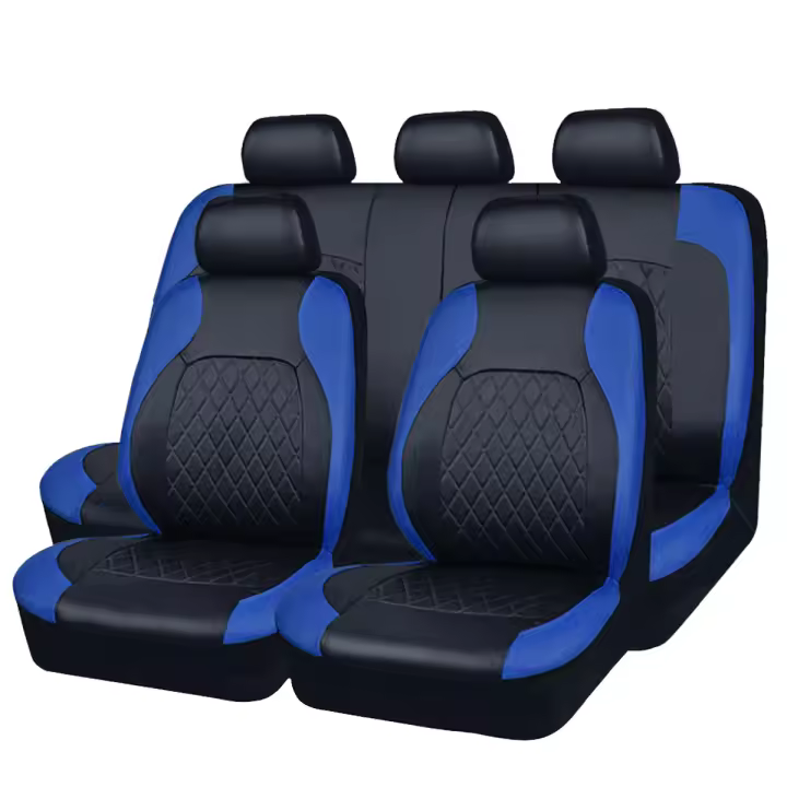 HY Funda De Asiento De Coche Universal De Cuero PU Todas Las Estaciones Impermeable Protector De Asiento Para Sedan SUV Camión Pick-up - 1