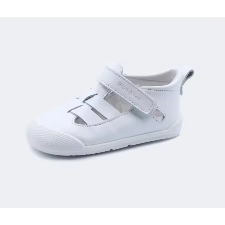 Sandalias Respetuosas Blanditos Mar Blanco Piel - 1