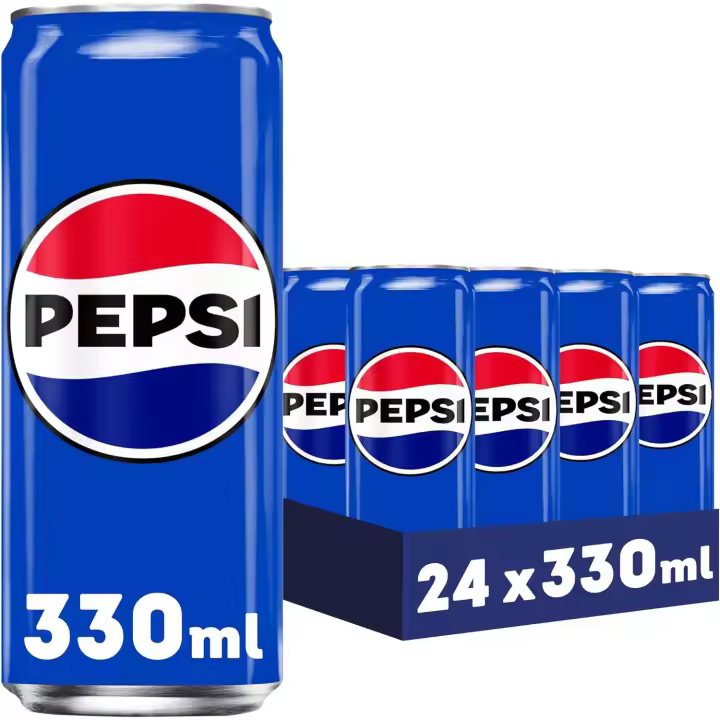 24 latas PEPSI ZERO azúcar lata 330 ml Pepsico -24 latas PEPSI normal  lata 330 ml Pepsico - 1