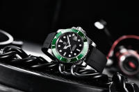 Reloj Mecánico Automático PAGANI DESIGN 2024 Para Hombre 40mm Acero Inoxidable Resistente Al Agua Con Correa De Goma Calibre NH35A - details 15